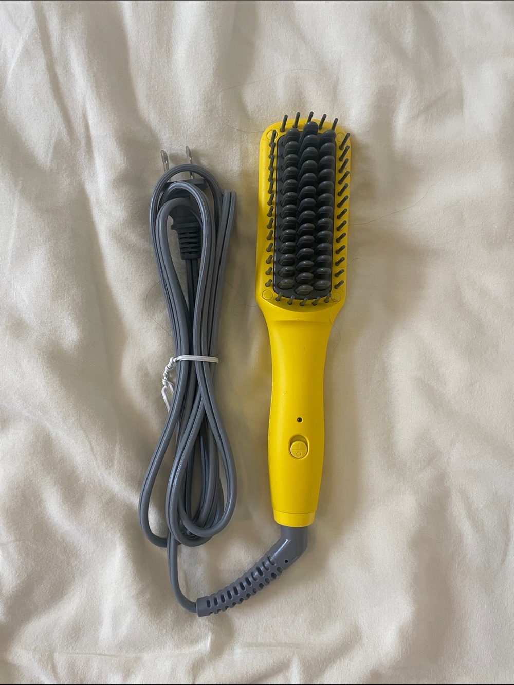 Drybar The Baby Brush Crush Mini Heated Straightening Brush, Yellow